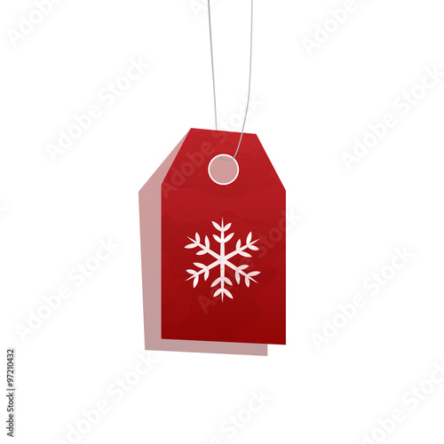 Christmas snow flake card