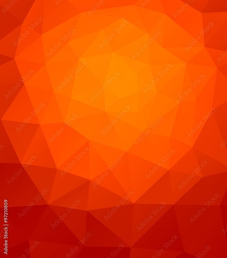 Red abstract Vector polygon background Red abstract Vector polygon background