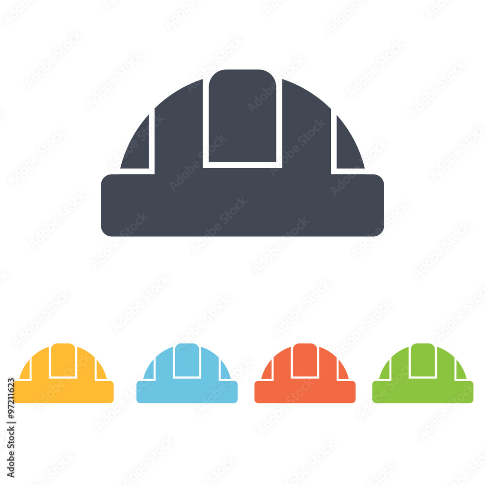 Construction helmet icon