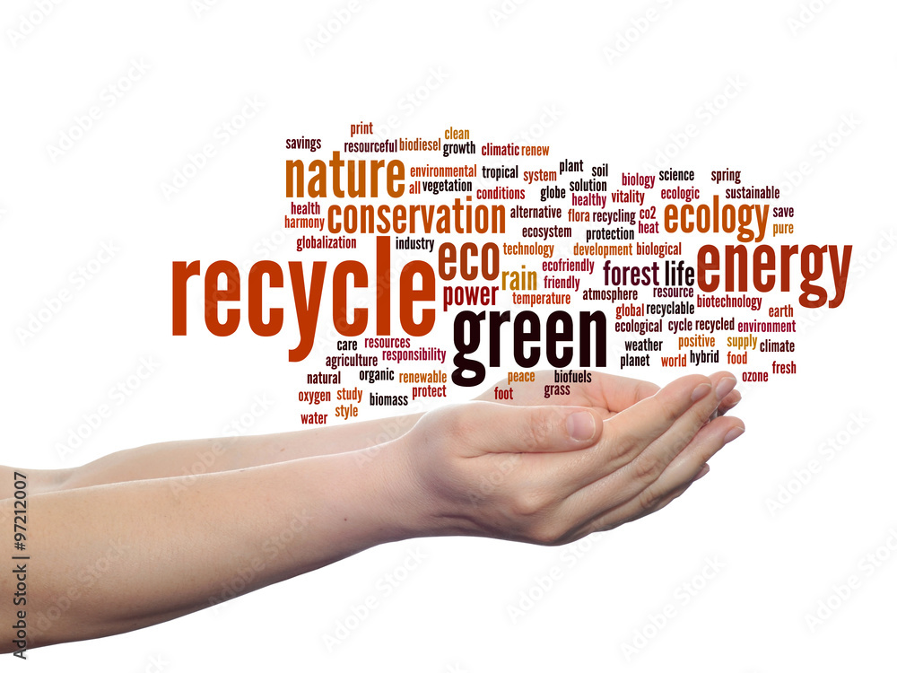Conceptual ecology word cloud isolated Conceptual ecology word cloud isolated