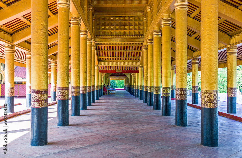 Myanmar, Mandalay, the Royal Palace. Myanmar, Mandalay, the Royal Palace.
