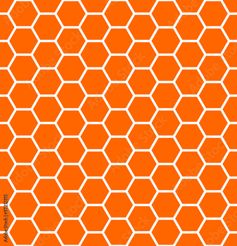 Seamless hexagons texture. Honeycomb pattern.