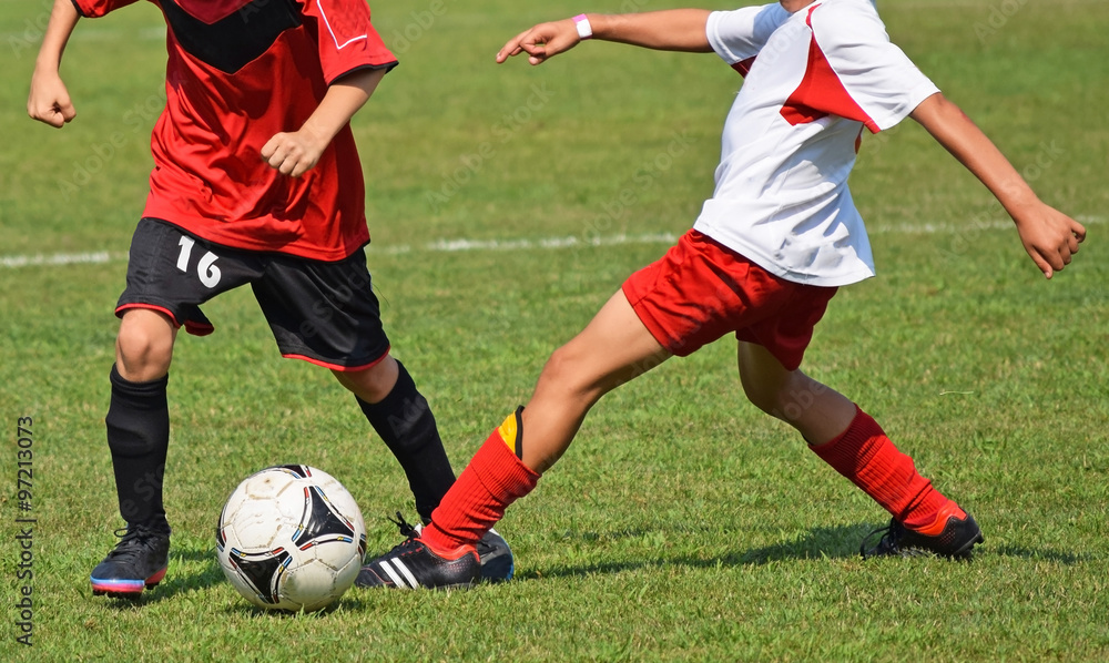 Kid soccer match