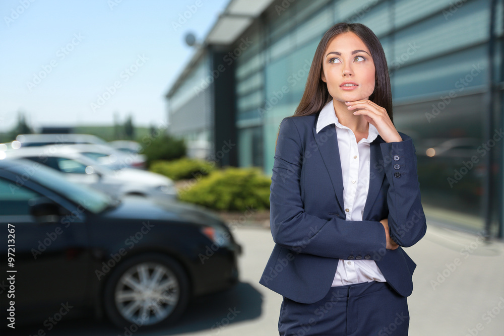 Business Woman Smiling