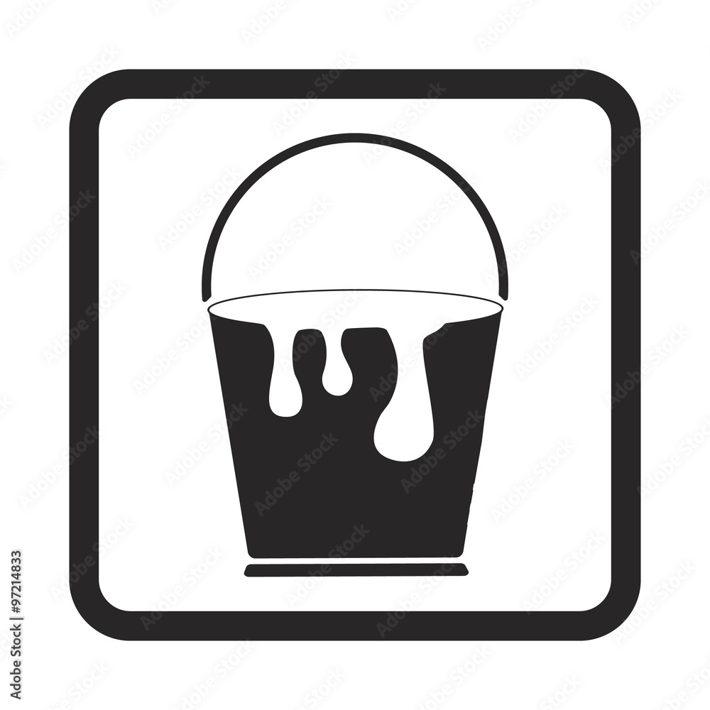 A bucket of paint icon A bucket of paint icon