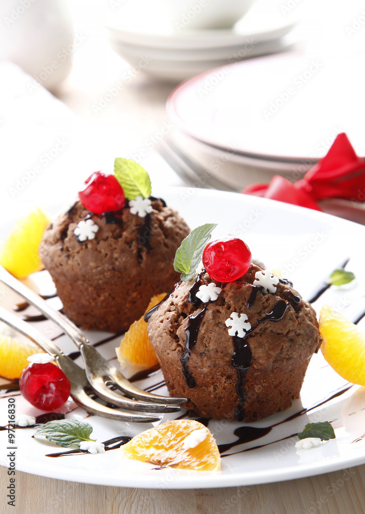 Chocolate muffins Chocolate muffins