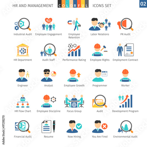 Human Resources Flat Set 02