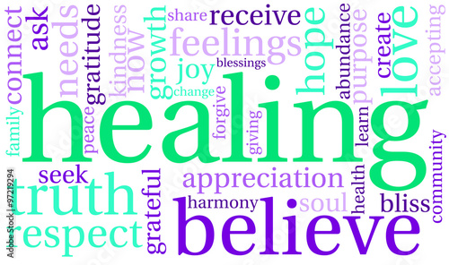 Healing Word Cloud
