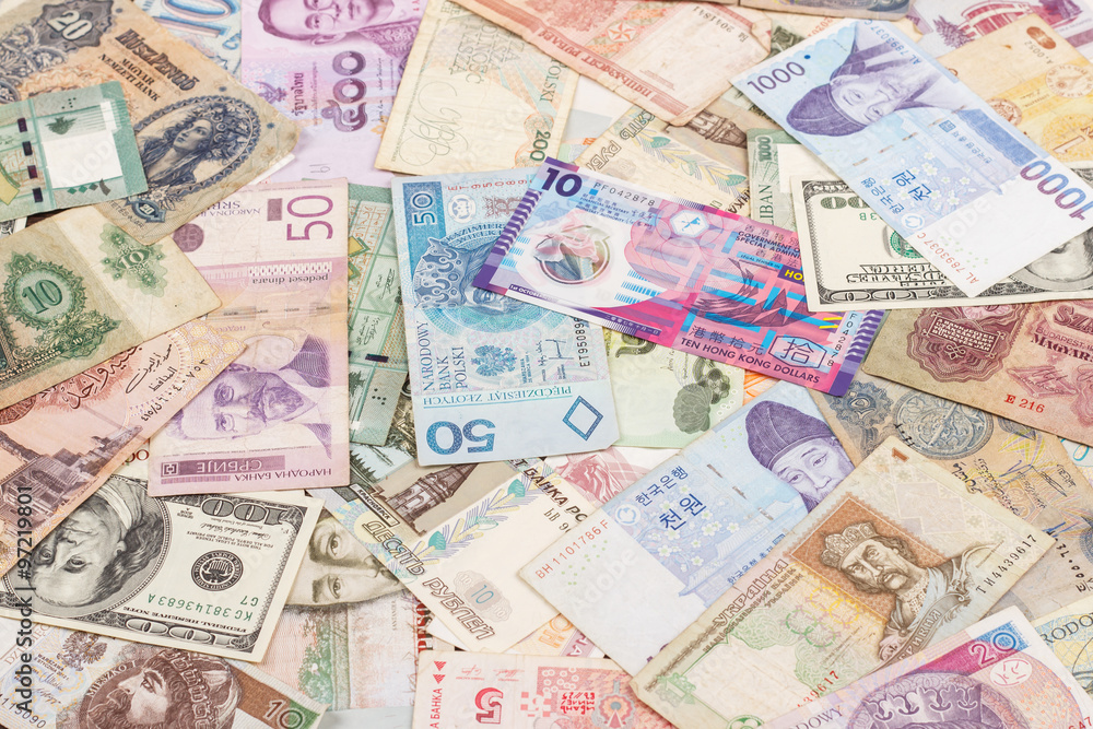 currency from around the world