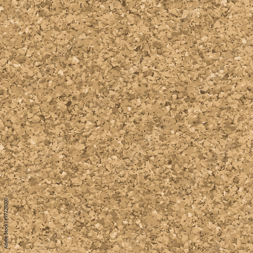 Cork texture. Vector seamless pattern. Bulletin board endless background