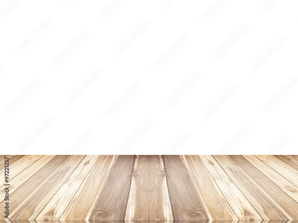 Wooden floor isolated Wooden floor isolated