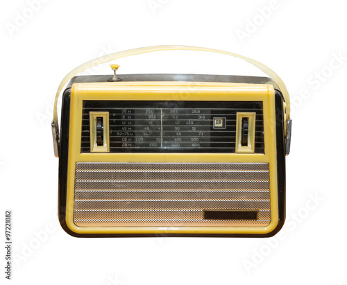 old radio, retro, vintage