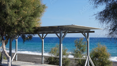 low season for greece tourism on santorini island