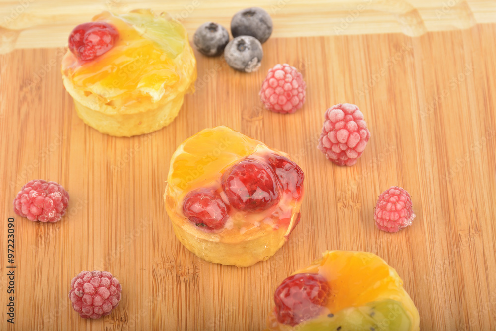Cake with fruit Cake with fruit