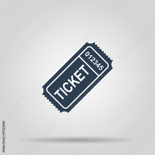 ticket vector icon