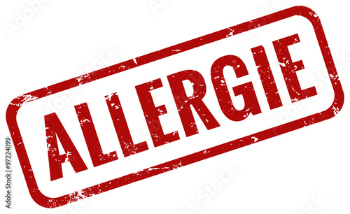 Allergie Stempel rot