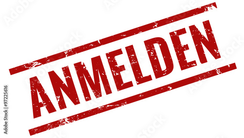 Jetzt anmelden stempel rot