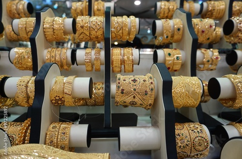 Photography Gold jewelry at the Dubai Gold Souk