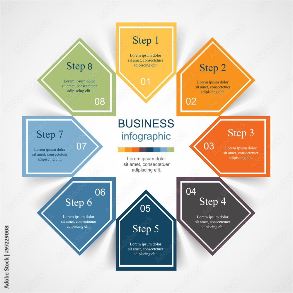 Vector infographic template Vector infographic template