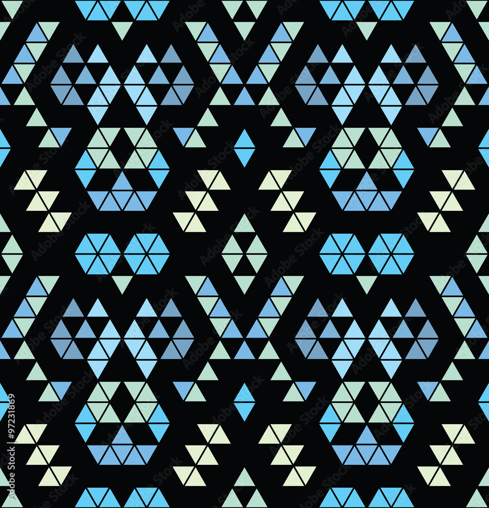 Fototapeta premium Tribal multicolored pattern.