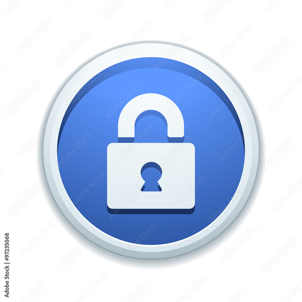 Secure lock button Secure lock button