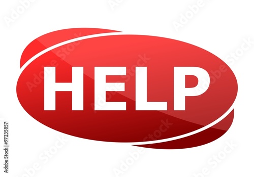 Help red sign