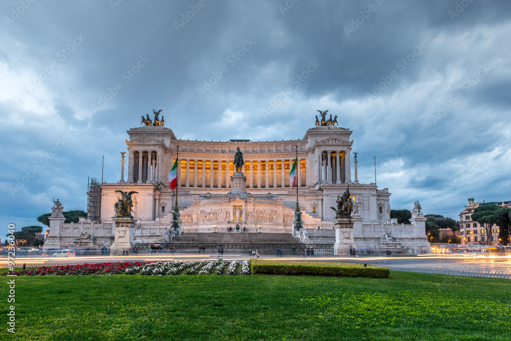 Monument of Vittorio Emanuele II in Rome, Italy