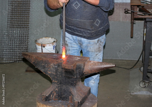 Cuadro en lienzo Lavorazioni in ferro battuto