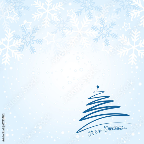 Wintry Landscape with Tree