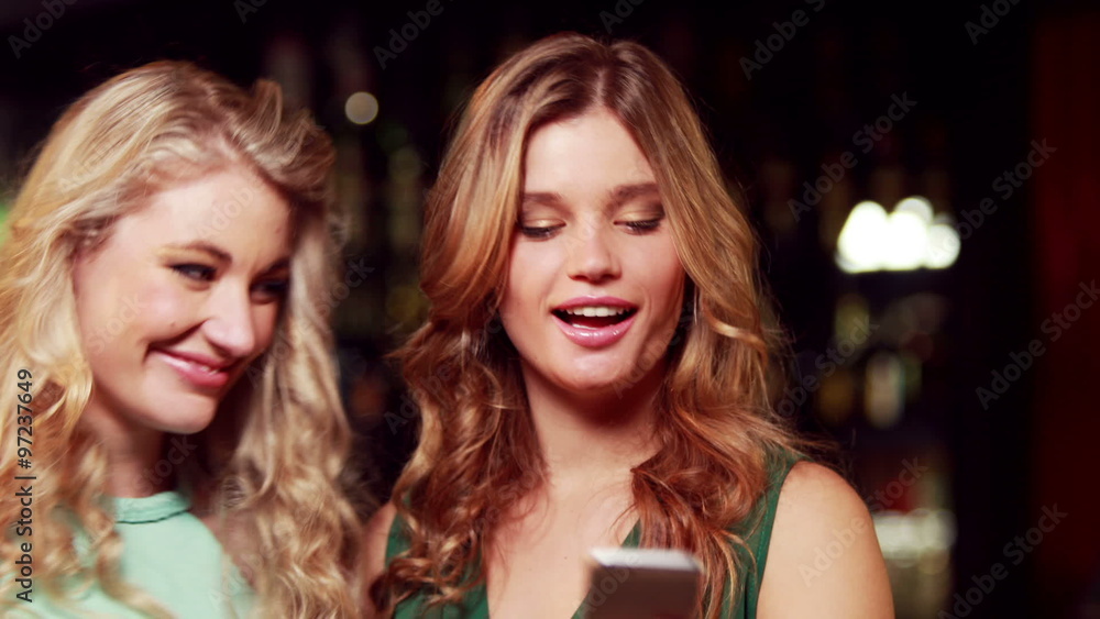 Smiling friends with champagne taking selfie Smiling friends with champagne taking selfie