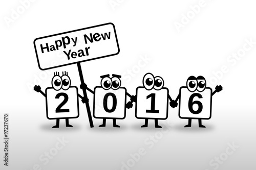 Happy New Year Toon 2016