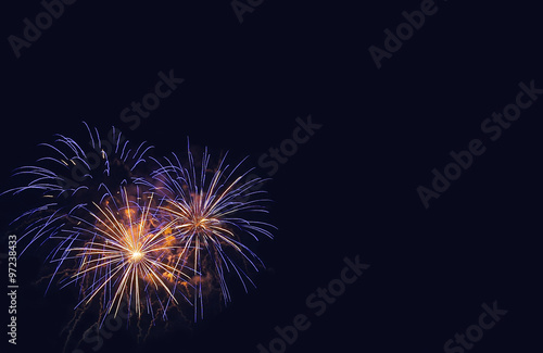Fireworks background.
