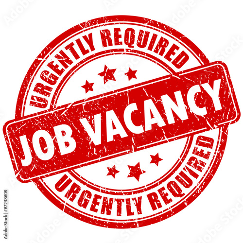 Job vacancy stamp