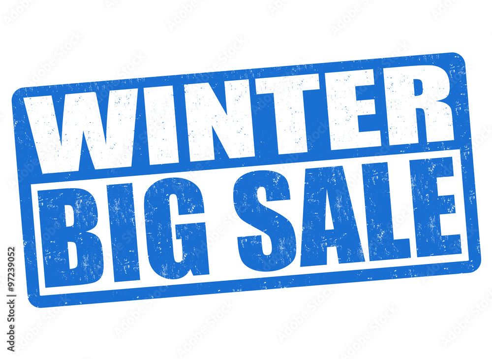 Winter big sale stamp