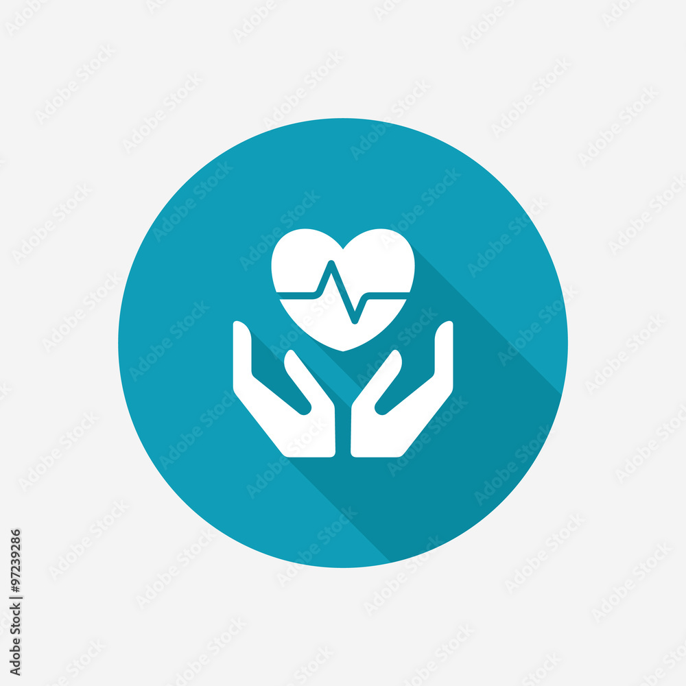 Life and health insurance icon Life and health insurance icon