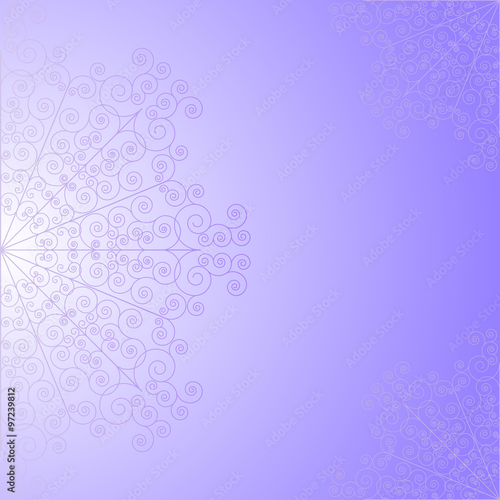 Violet background with lace pattern