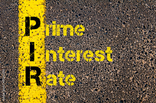 Accounting Business Acronym PIR Prime Interest Rate