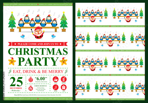 Christmas Party Invitation Card