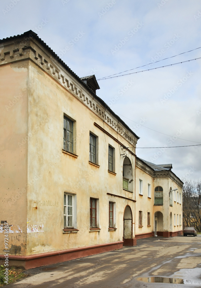 Lezhnevskaya street in Ivanovo. Russia