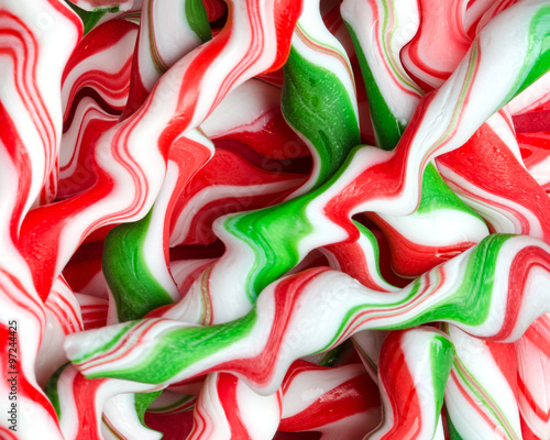 Abstract candy cane