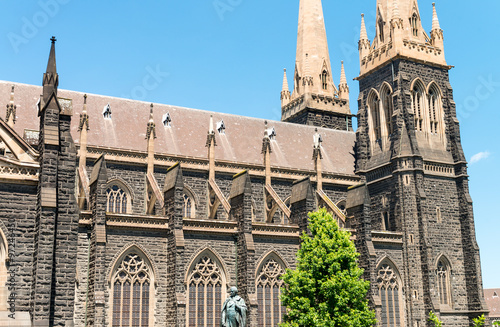 Saint Patrick cathedral the biggest church in Melbourne, Austral