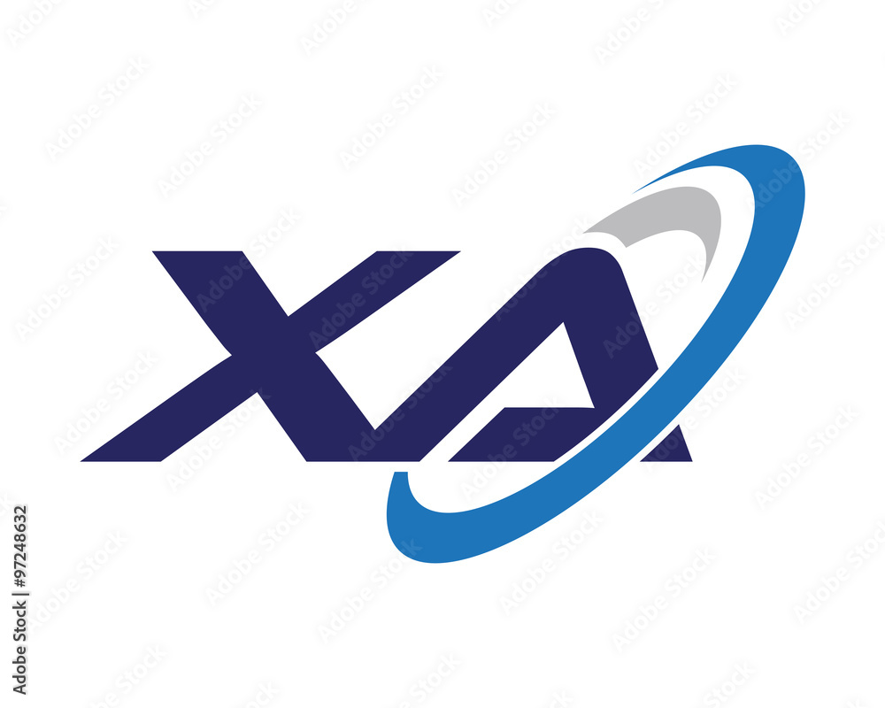 XA Swoosh Letter Auto Logo XA Swoosh Letter Auto Logo