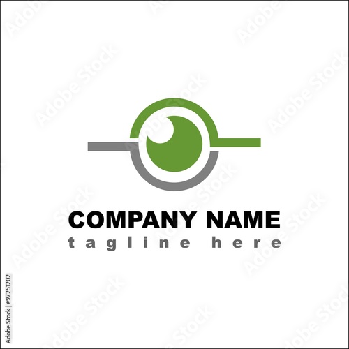 Eye vector logo icon