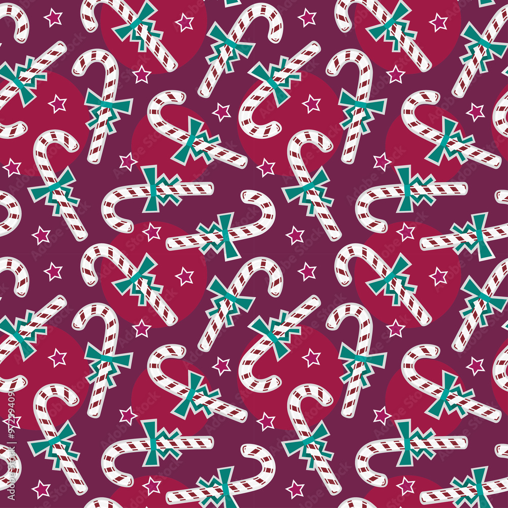 Seamless vector backgground with christmas attributes Seamless vector backgground with christmas attributes
