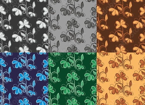Background with flowers.