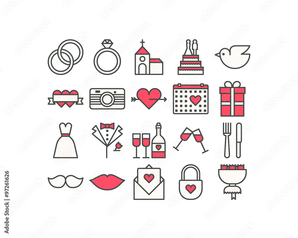 Wedding Icons Wedding Icons