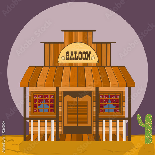 old western building - saloon