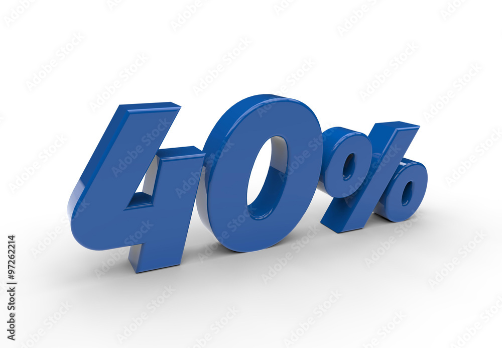 yüzde kırk inidirim