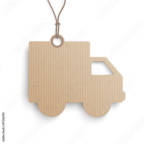 Carton Paper Shipping Car Price Sticker