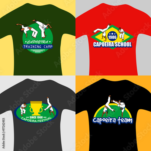 vector capoeira prints